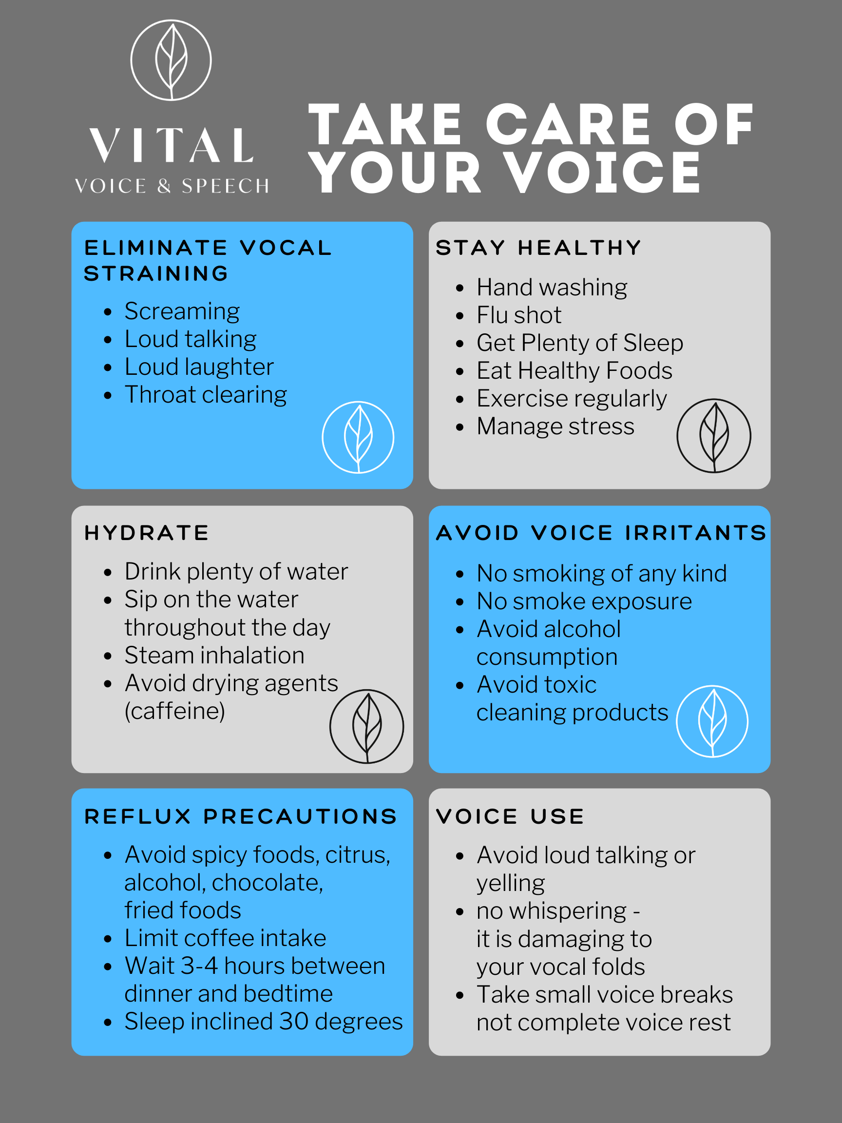 Caring For Your Voice Vital Voice And Speech